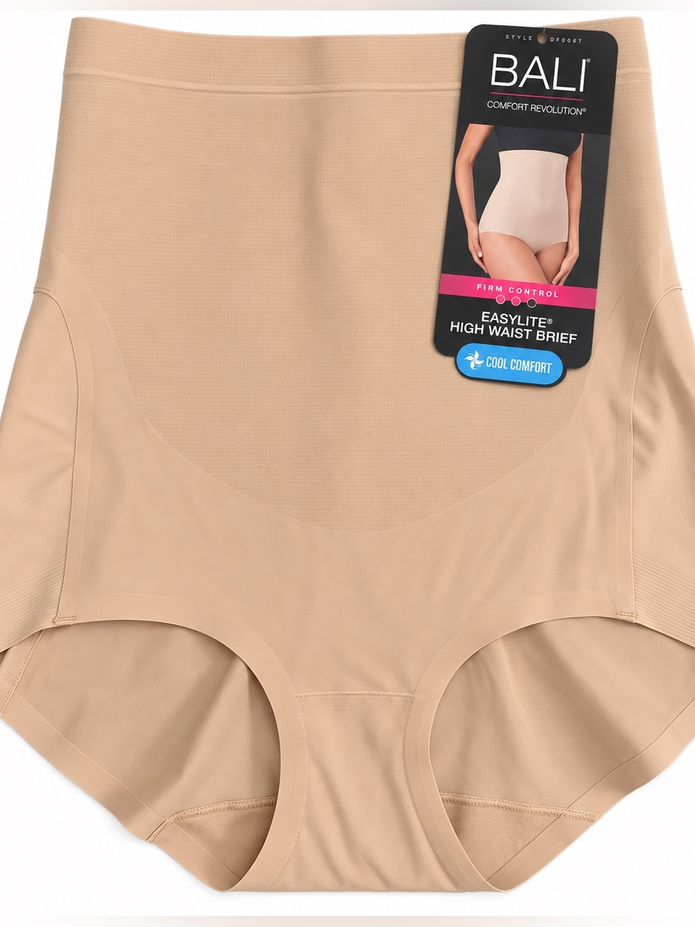 NWT Bali EasyLite High Waist Brief - Nude